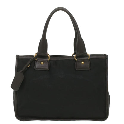 Prada Hand Bag Nylon 2way Black  kk163