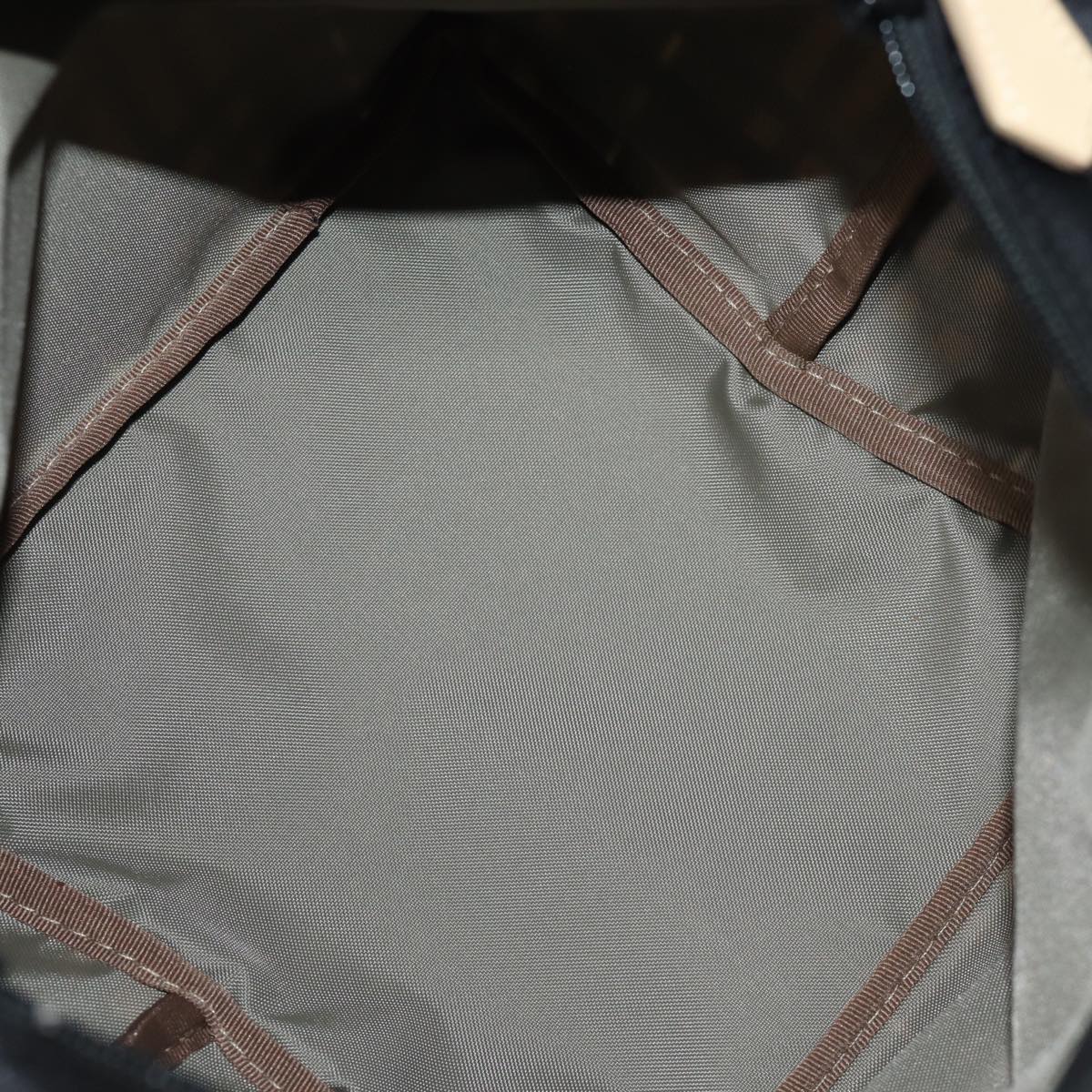Burberry Nova Check Blue Label Hand Bag Nylon Blue Auth kk236