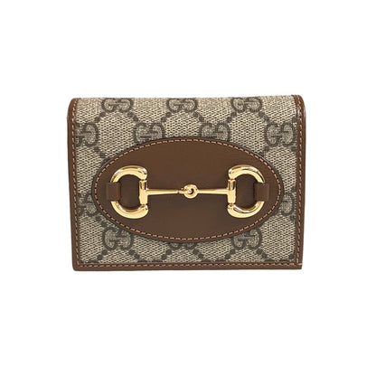 GUCCI Horsebit Card Case Wallet 621887 0416 Bifold wallet