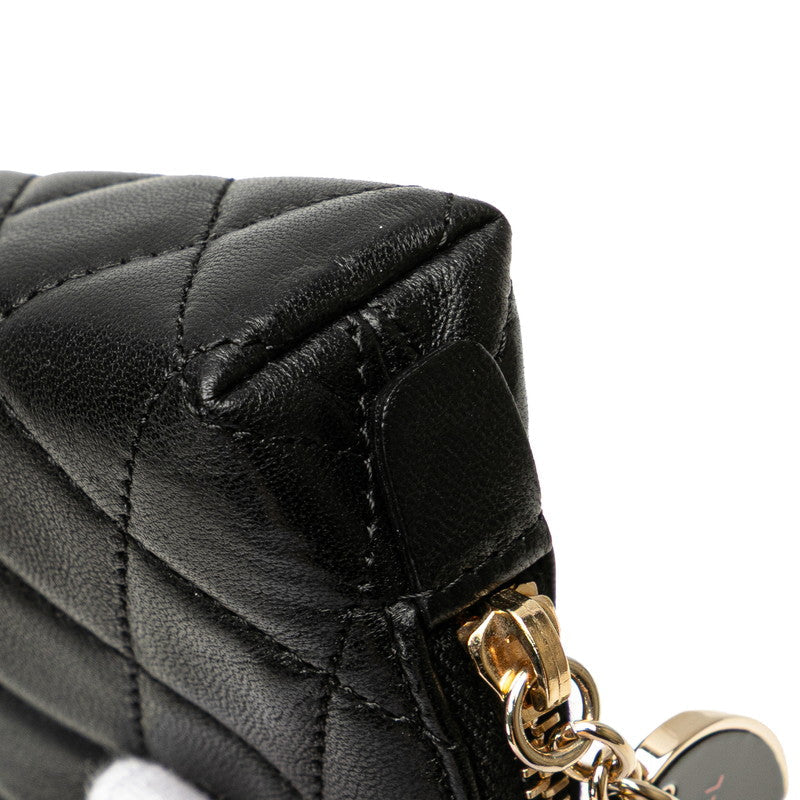 Chanel Coco Mark Port Bonheur Lambskin Coin Case