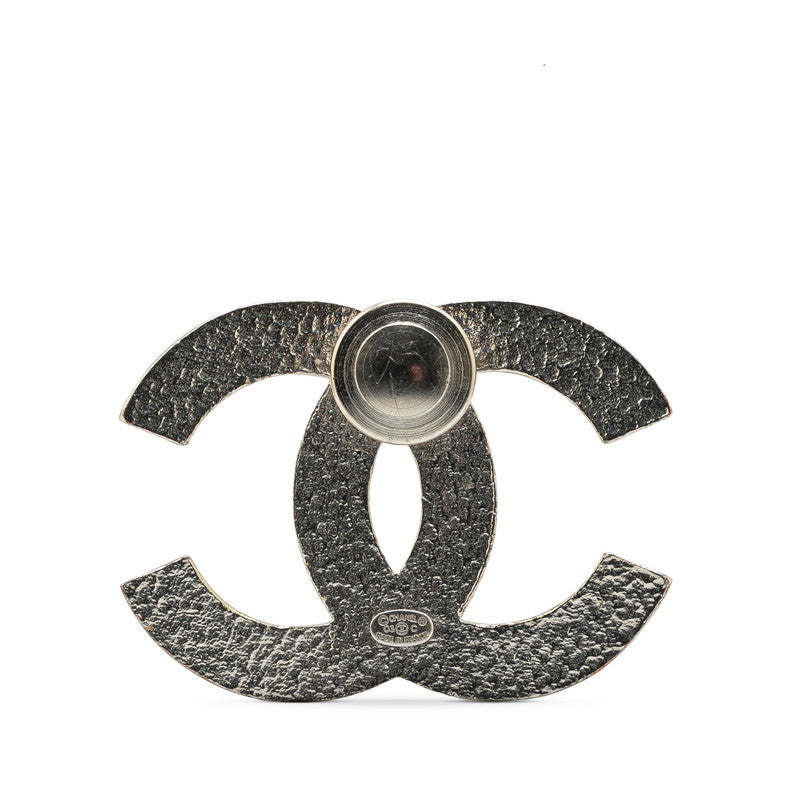 Chanel Metal Coco Mark Pearl Brooch 03C