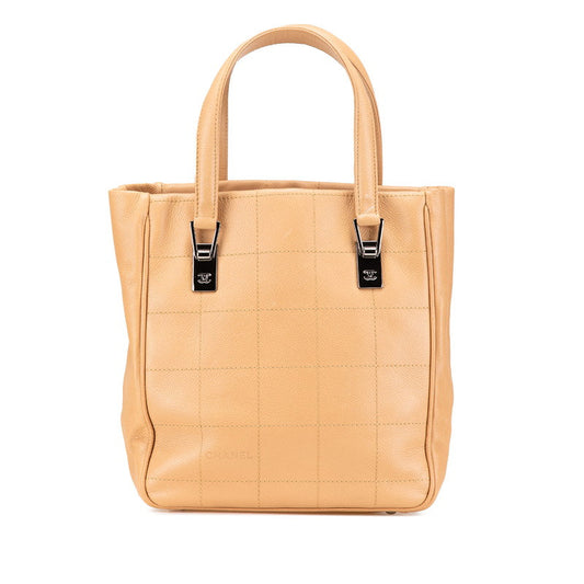 Chanel Choco Bar Leather Handbag