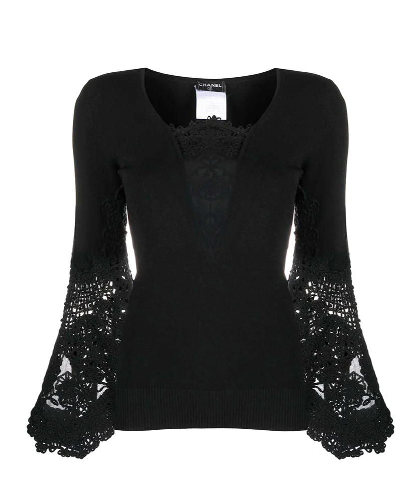 Crochet Sleeve Jumper