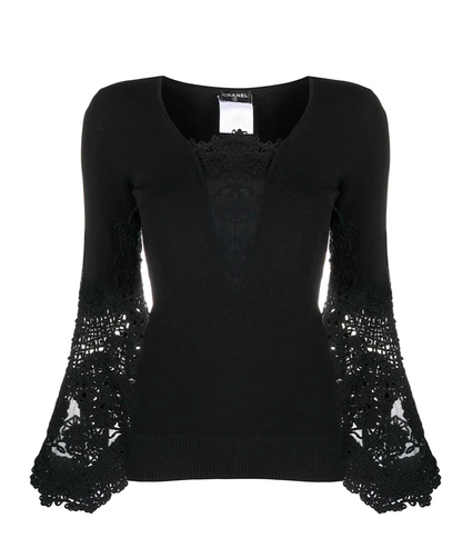 Crochet Sleeve Jumper