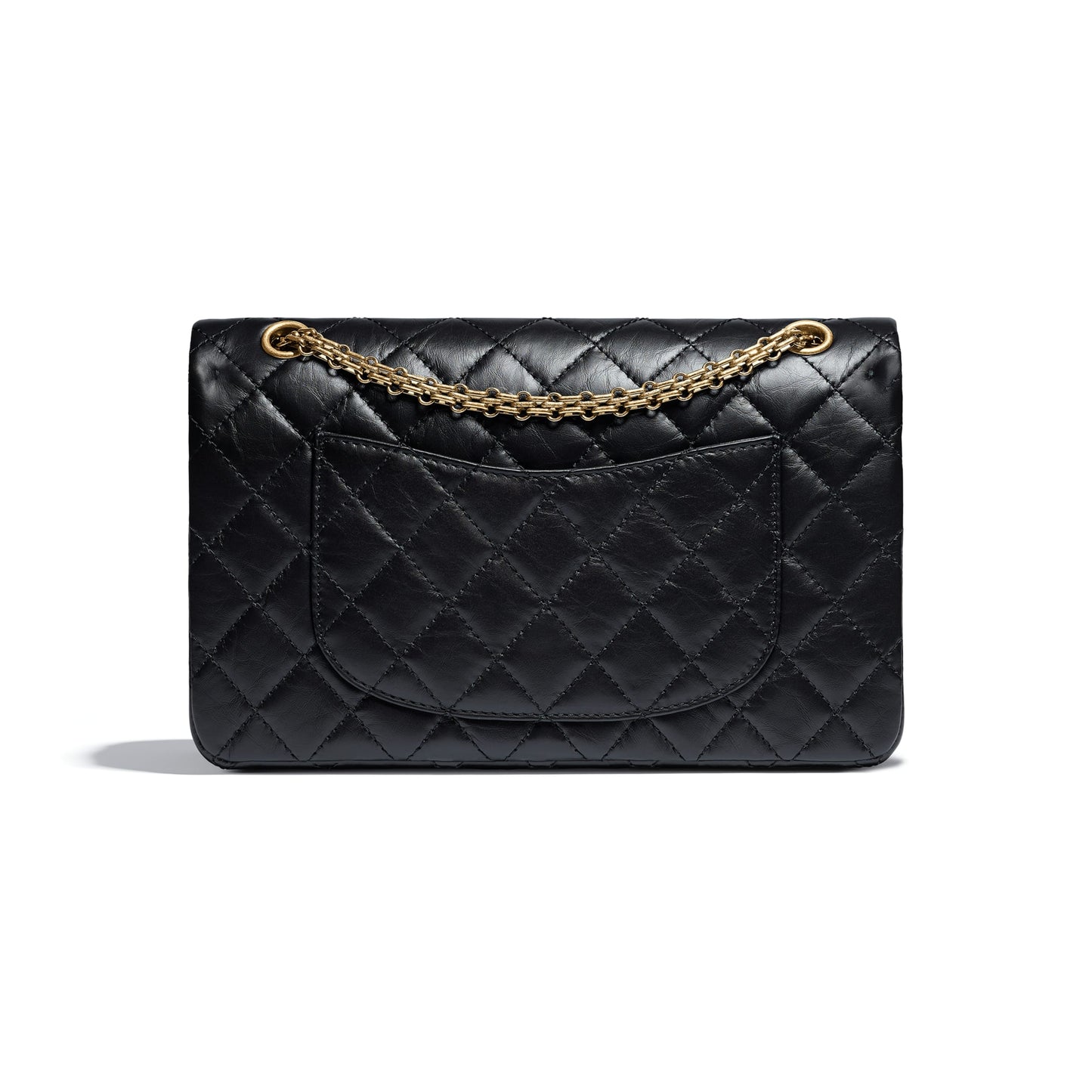 Chanel 2.55 HandBag Aged Calfskin Black
