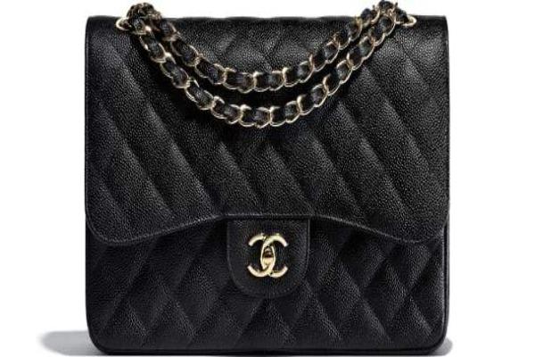 Chanel Large Jumbo Classic HandBag Black