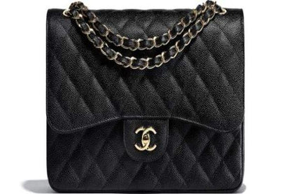 Chanel Large Jumbo Classic HandBag Black
