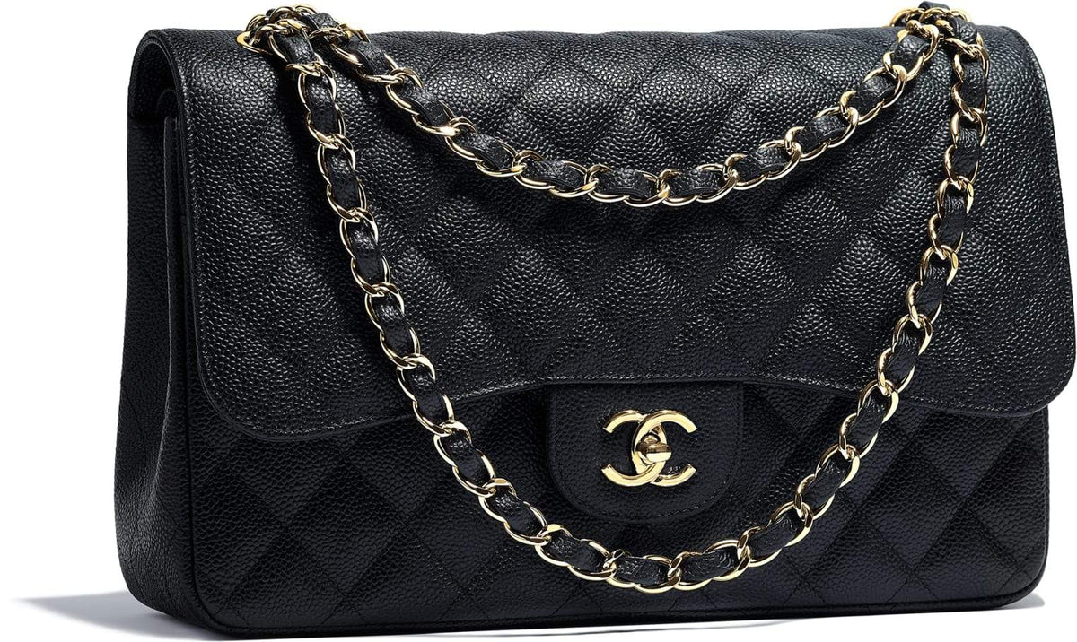 Chanel Large Jumbo Classic HandBag Black