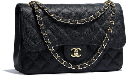 Chanel Large Jumbo Classic HandBag Black