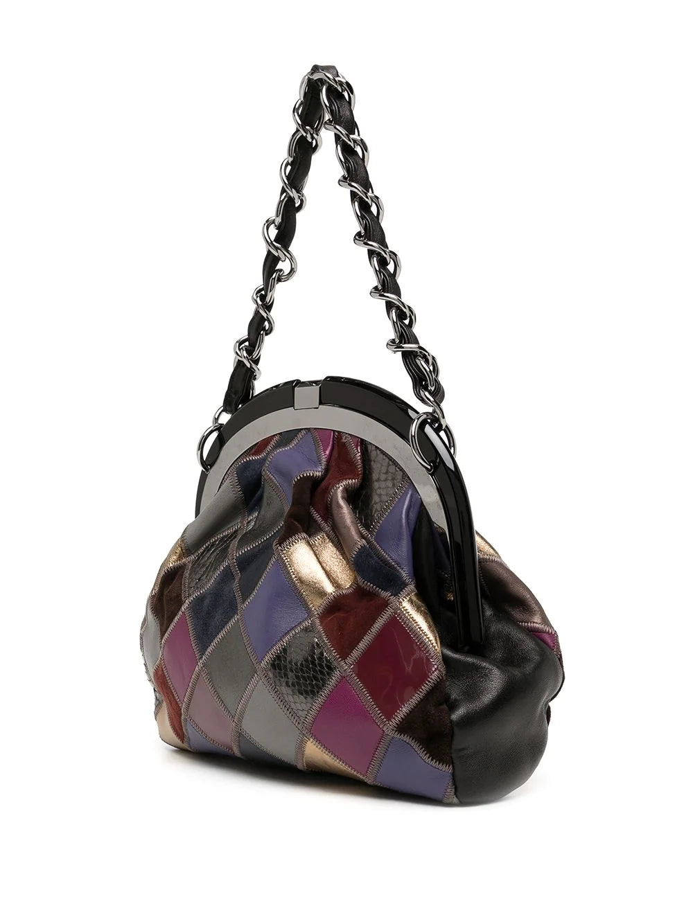 Leather Patchwork Handbag