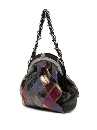 Leather Patchwork Handbag