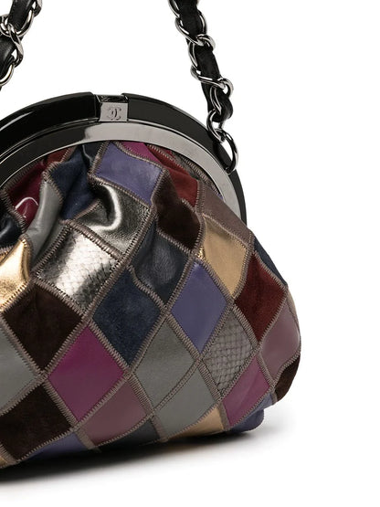 Leather Patchwork Handbag