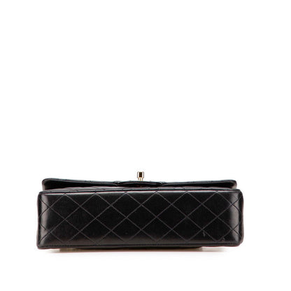 Chanel Matelasse Coco Mark W Flap Lambskin Shoulder Bag