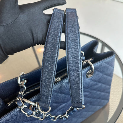 *Like New* Caviar GST Grand Shopping Tote Dark Blue No 19