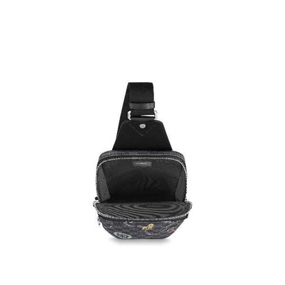 LV Avenue Sling Bag Damier Graphite Maps of the Renaissance