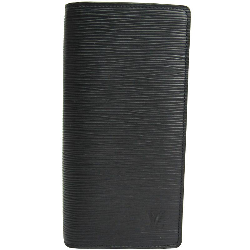 LV Circle signature Brazza Wallet Epi Leather Noir