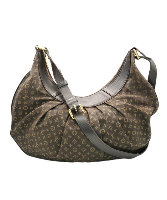 Louis Vuitton 2011 Brown Mini Lin Monogram Rhapsody MM Shoulder Bag DBXS2403