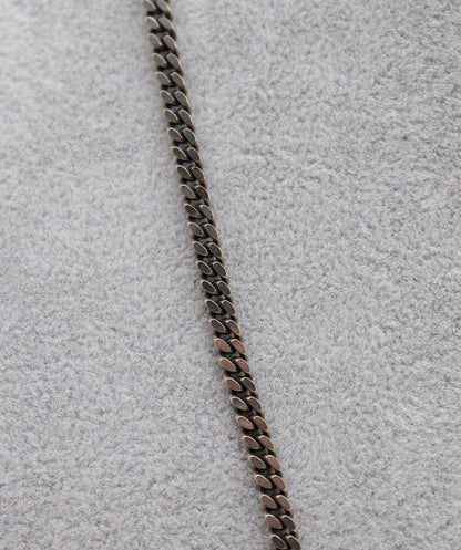 Louis Vuitton LV Wood Necklace Metal Silver MP2818 LV Auth 97978 DXBS3287