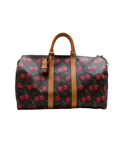 LOUIS VUITTON Monogram Cherry Keepall 45 Boston Bag M95011 LV Auth 101674S DXBS3146