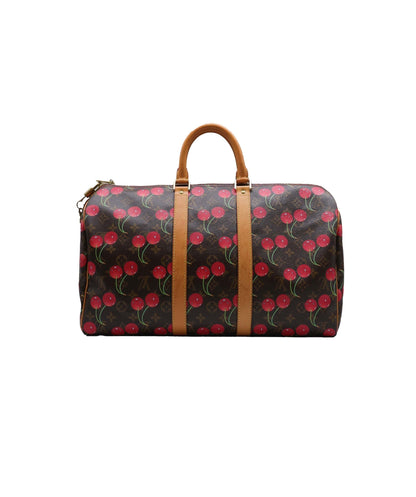 LOUIS VUITTON Monogram Cherry Keepall 45 Boston Bag M95011 LV Auth 101674S DXBS3146