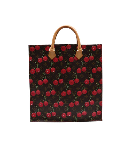 LOUIS VUITTON Monogram Cherry Sac Plat Hand Bag M95010 LV Auth 103602S DXBS3147