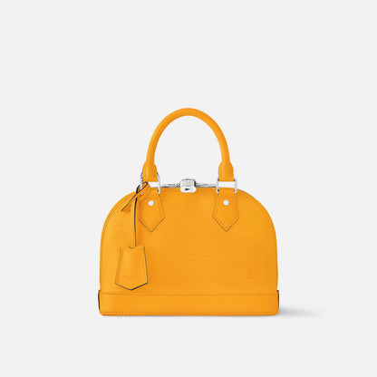 Louis Vuitton Alma BB Epi Leather Handbag , Jaune d'or, Front