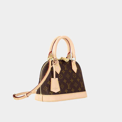 Alma BB Monogram Canvas Handbag