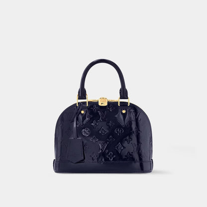 Alma BB Handbag Varnished Epi Cowhide Leather