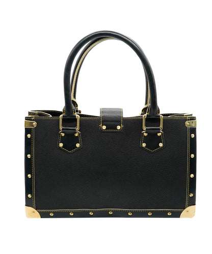 Louis Vuitton Black Leather Tote Bag  AGC3016