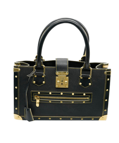 Louis Vuitton Black Leather Tote Bag  AGC3016