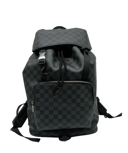 Louis Vuitton Damier Graphite black back pack RJC3159