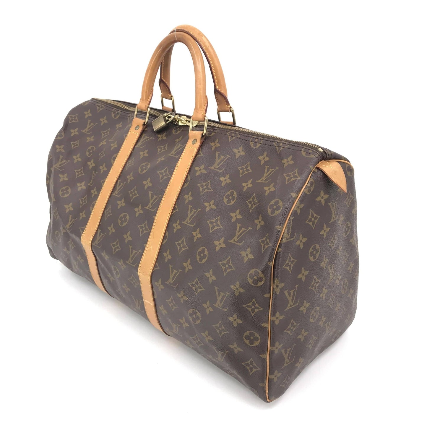 Louis Vuitton Monogram Keepall 50 Bag Brown ALC3214