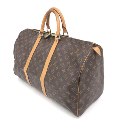 Louis Vuitton Monogram Keepall 50 Bag Brown ALC3214