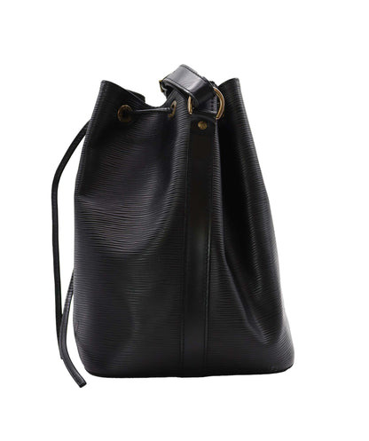 Louis Vuitton Vintage Petite Noe Black Epi GHW SKC1987