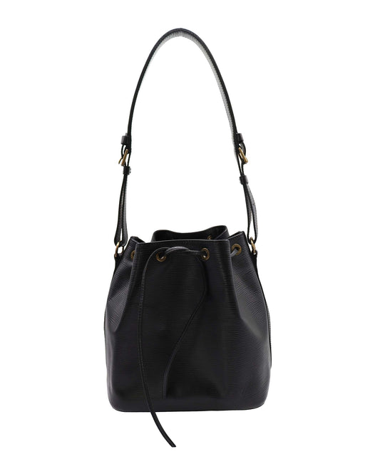 Louis Vuitton Vintage Petite Noe Black Epi GHW SKC1987