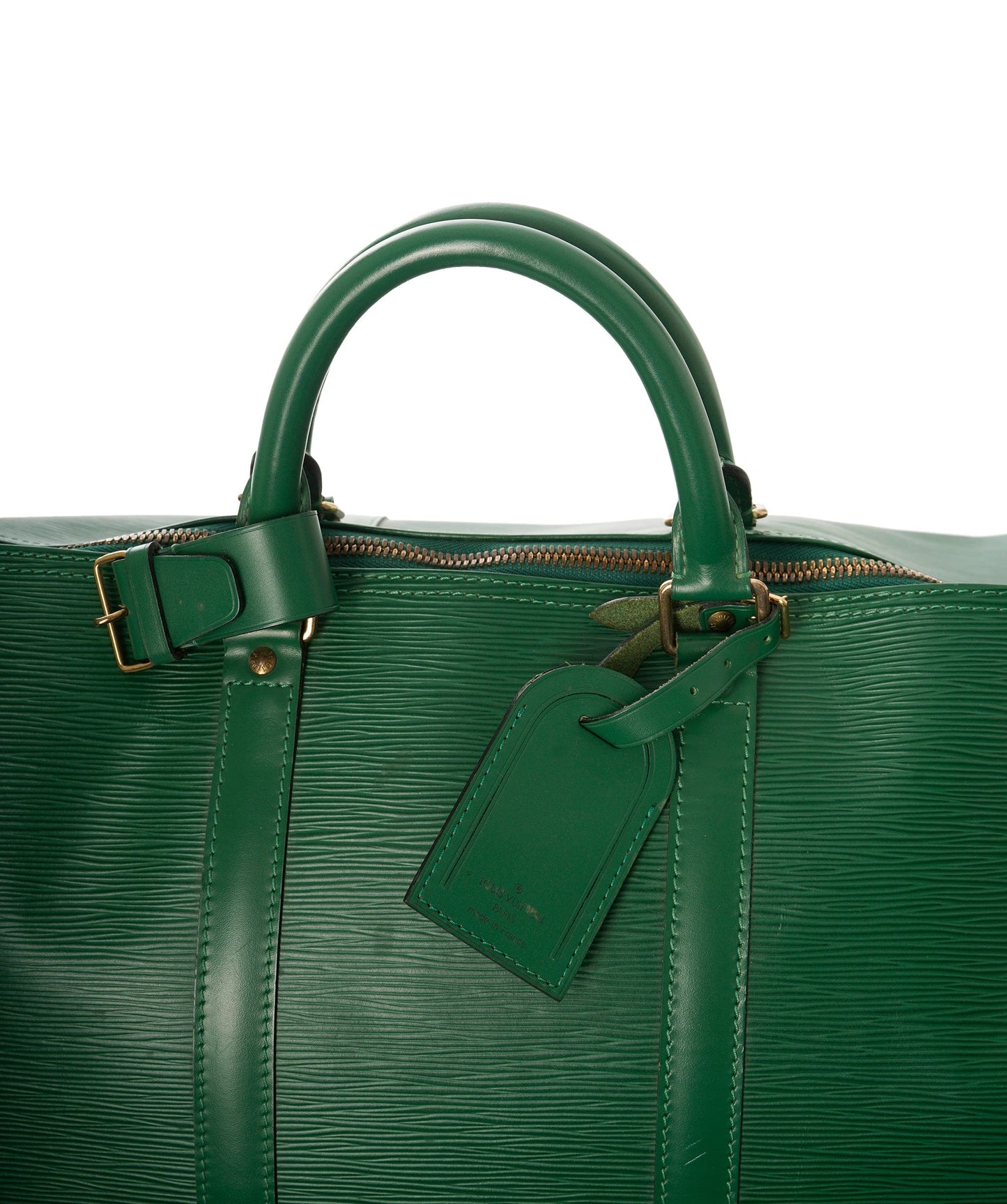 LV Green Epi Leather Keepal 55cm - APC0001