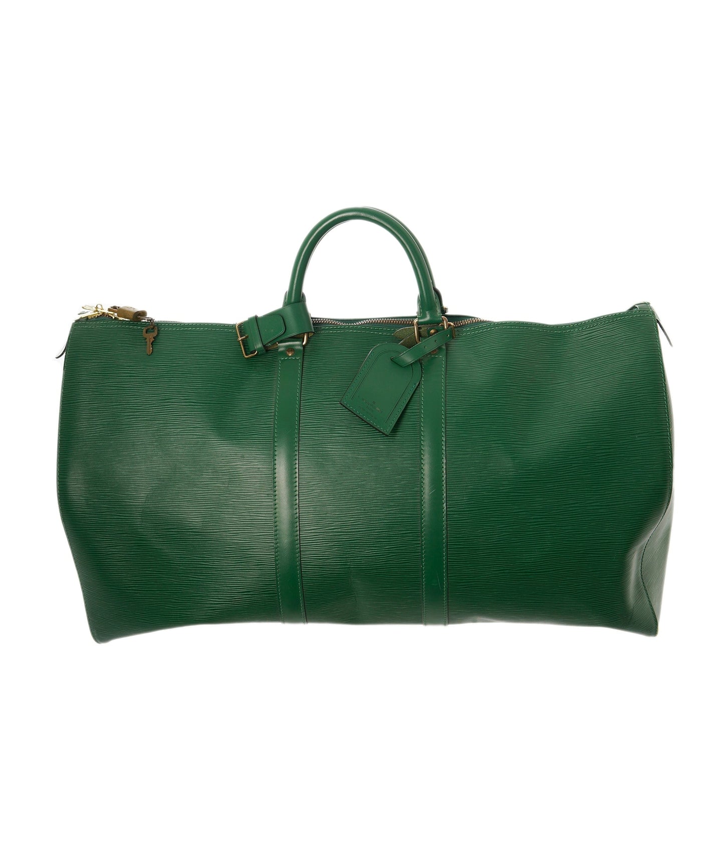 LV Green Epi Leather Keepal 55cm - APC0001
