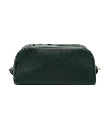LV Green Taiga Leather Trousse Toilette Pouch PM - APC0003