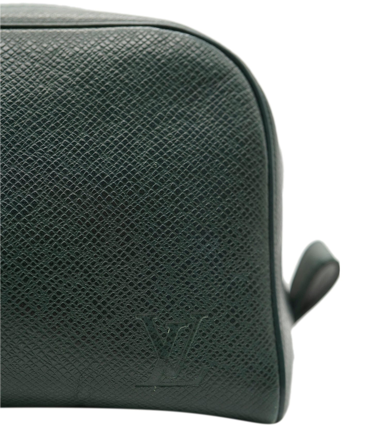 LV Green Taiga Leather Trousse Toilette Pouch PM - APC0003