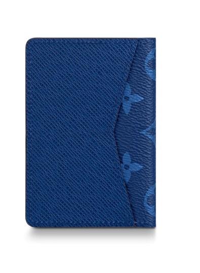 Louis Vuitton Pocket Organiser Taiga Monogram Cobalt