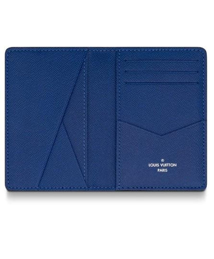 LV Pocket Organiser Taiga Monogram Cobalt
