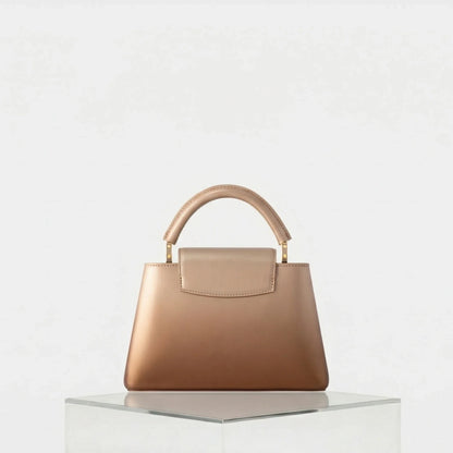 Capucines BB Handbag Sprayed Lambskin Leather