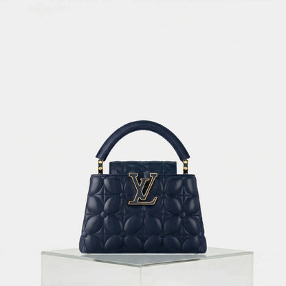 Capucines Mini Handbag Lamskin Leather