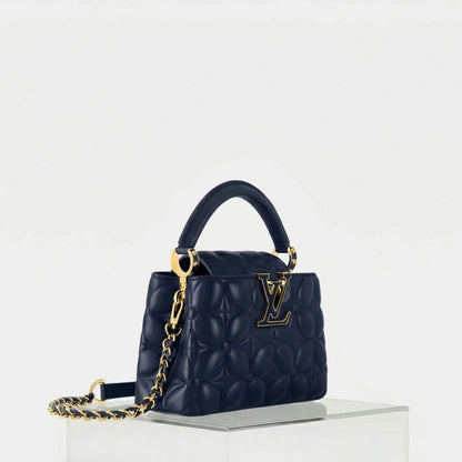 Capucines Mini Handbag Lamskin Leather