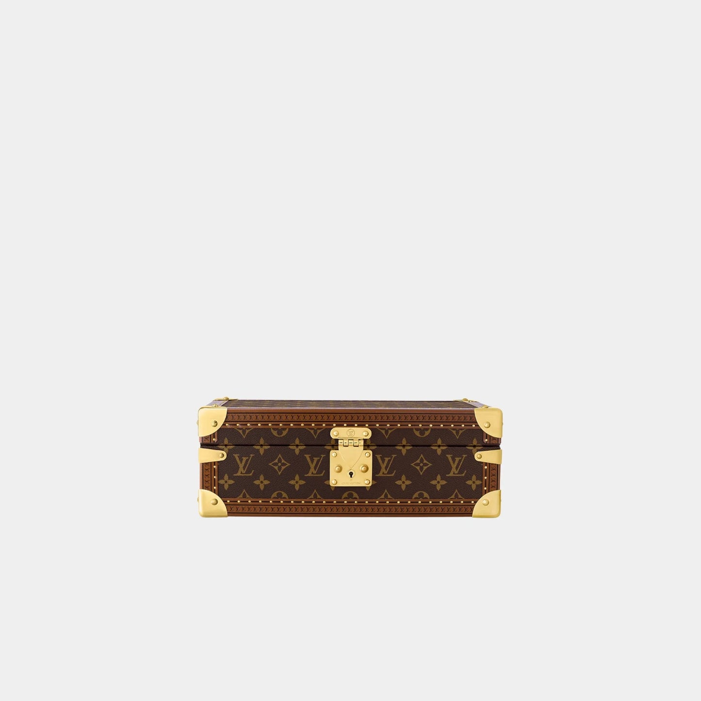 Louis Vuitton Coffret 8 Montres in Monogram Canvas, Creme, Front