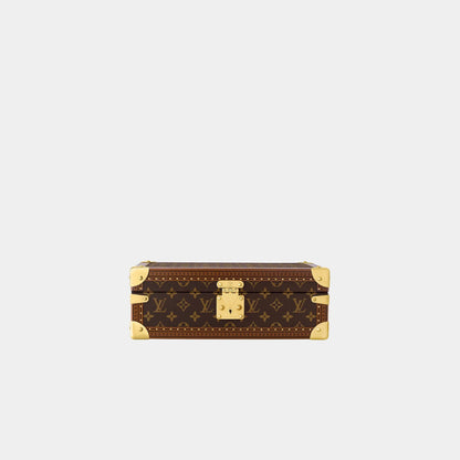 Louis Vuitton Coffret 8 Montres in Monogram Canvas, Creme, Front