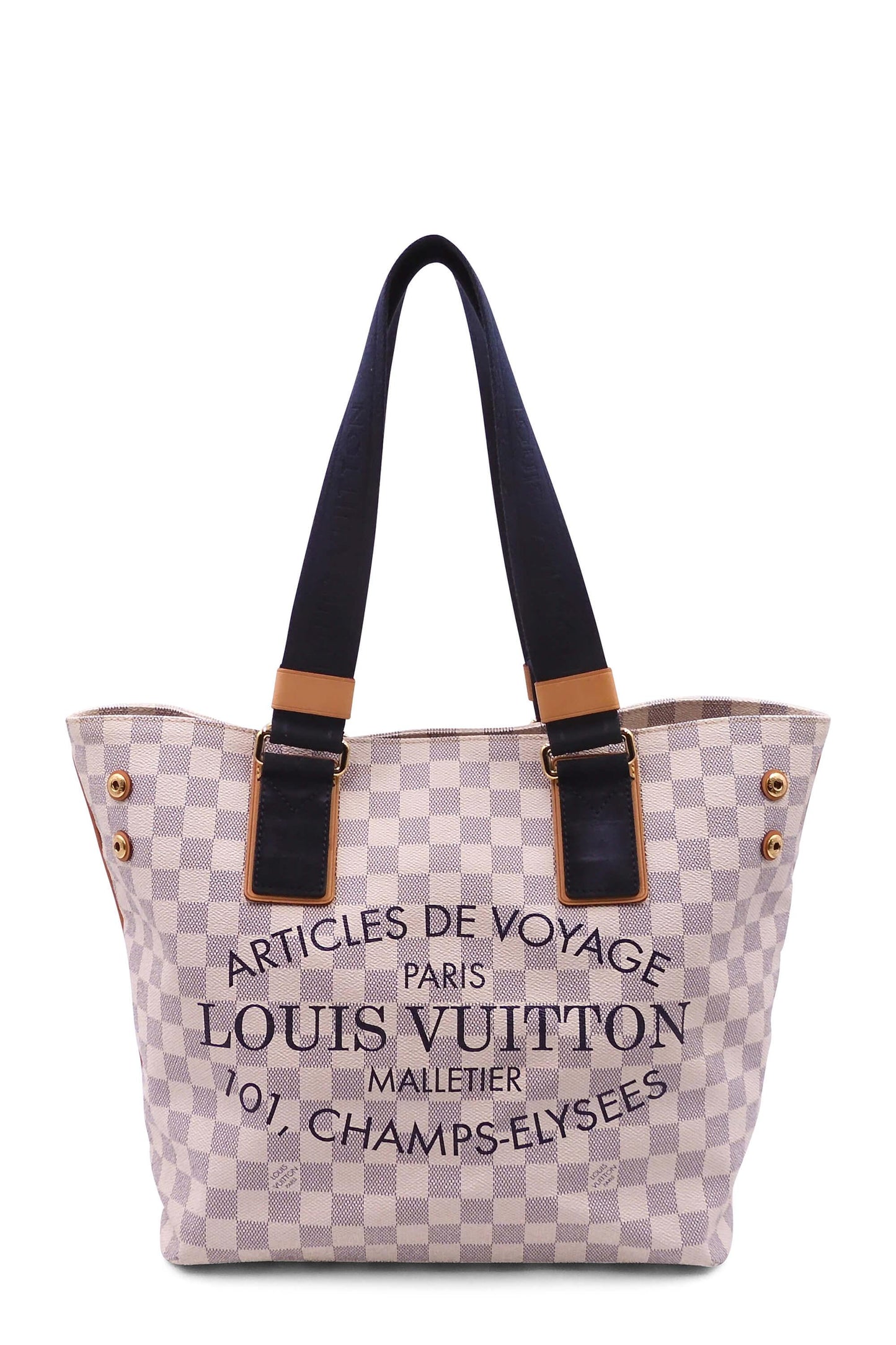 Damier Azur Articles De Voyage PM Tote White
