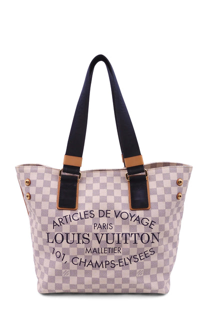 Damier Azur Articles De Voyage PM Tote White