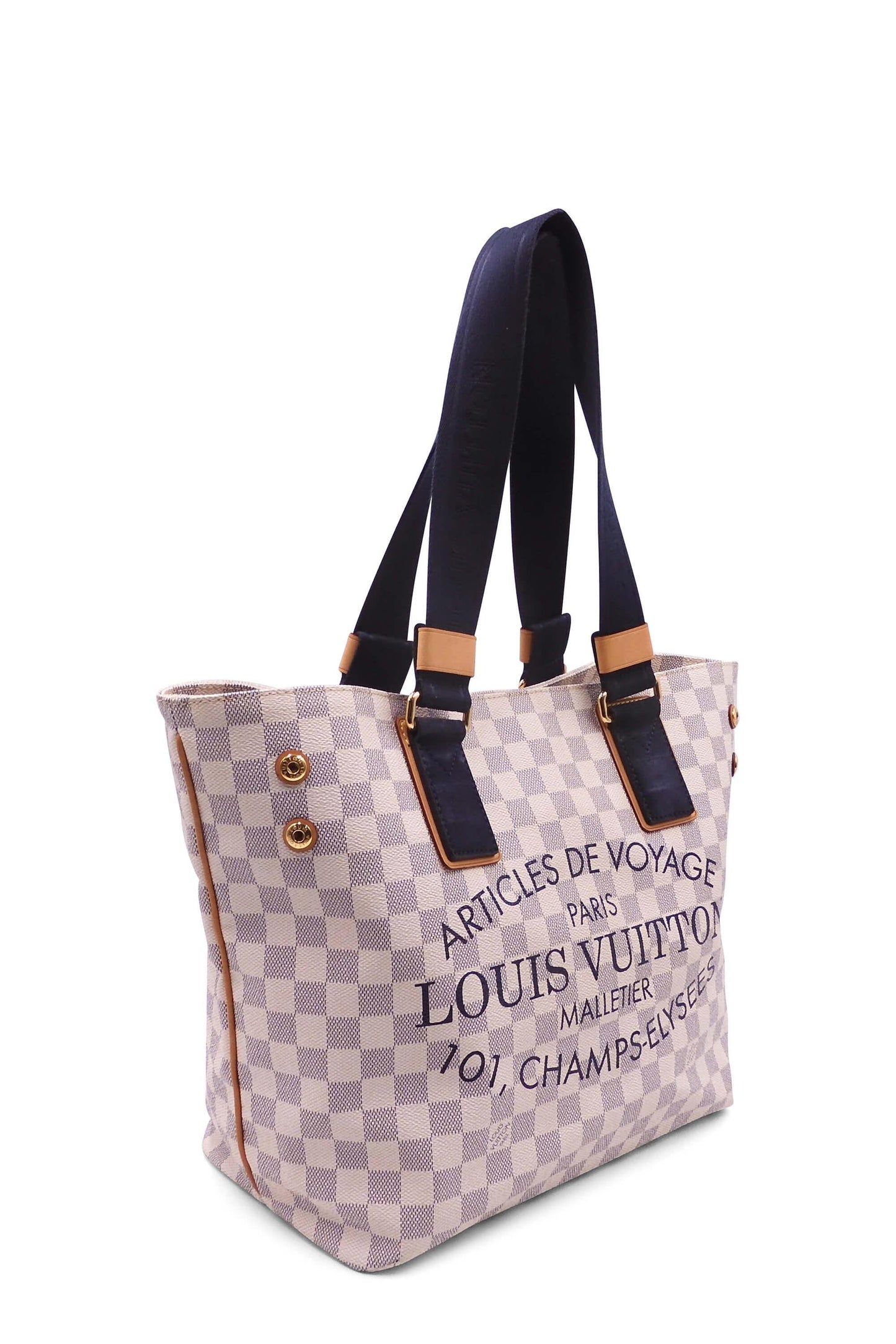 Damier Azur Articles De Voyage PM Tote White