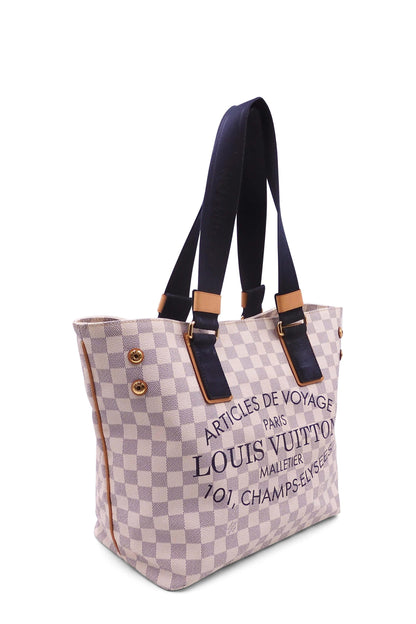 Damier Azur Articles De Voyage PM Tote White
